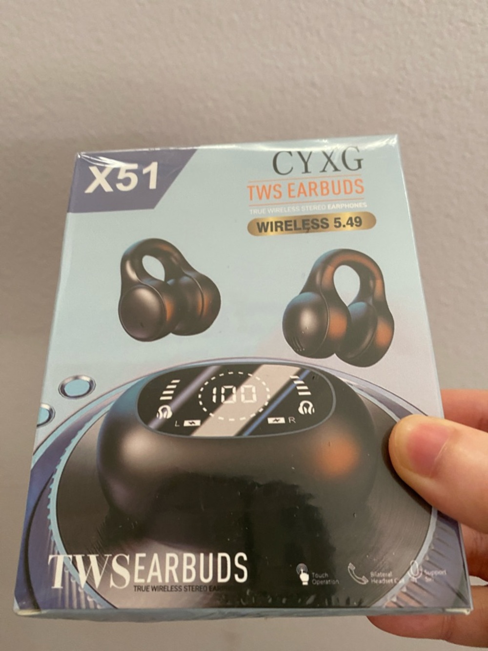 X51 TWS Wireless Earbuds - Black